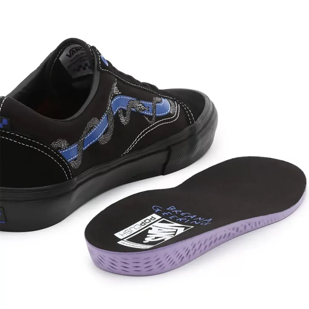 Vans Skate Breana Geering Old Skool Shoes Blue/Black