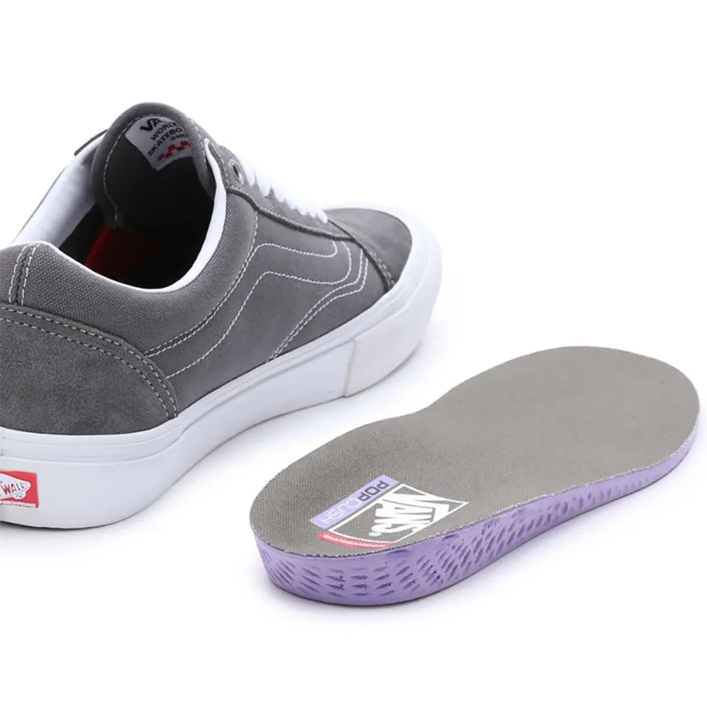 Vans Skate Old Skool Shoes Pewter/True White