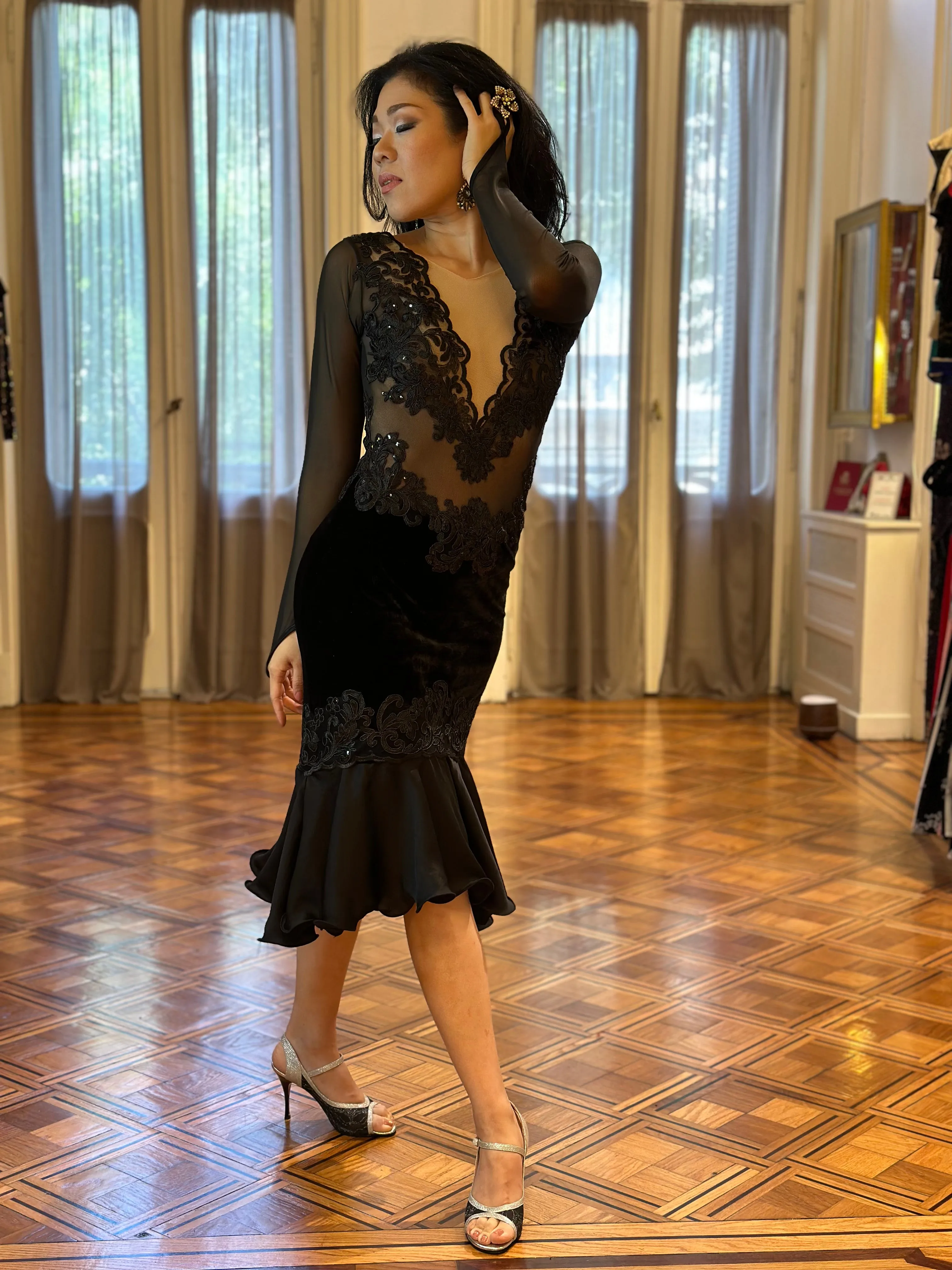 Vestido de Tango Escenario SH1346
