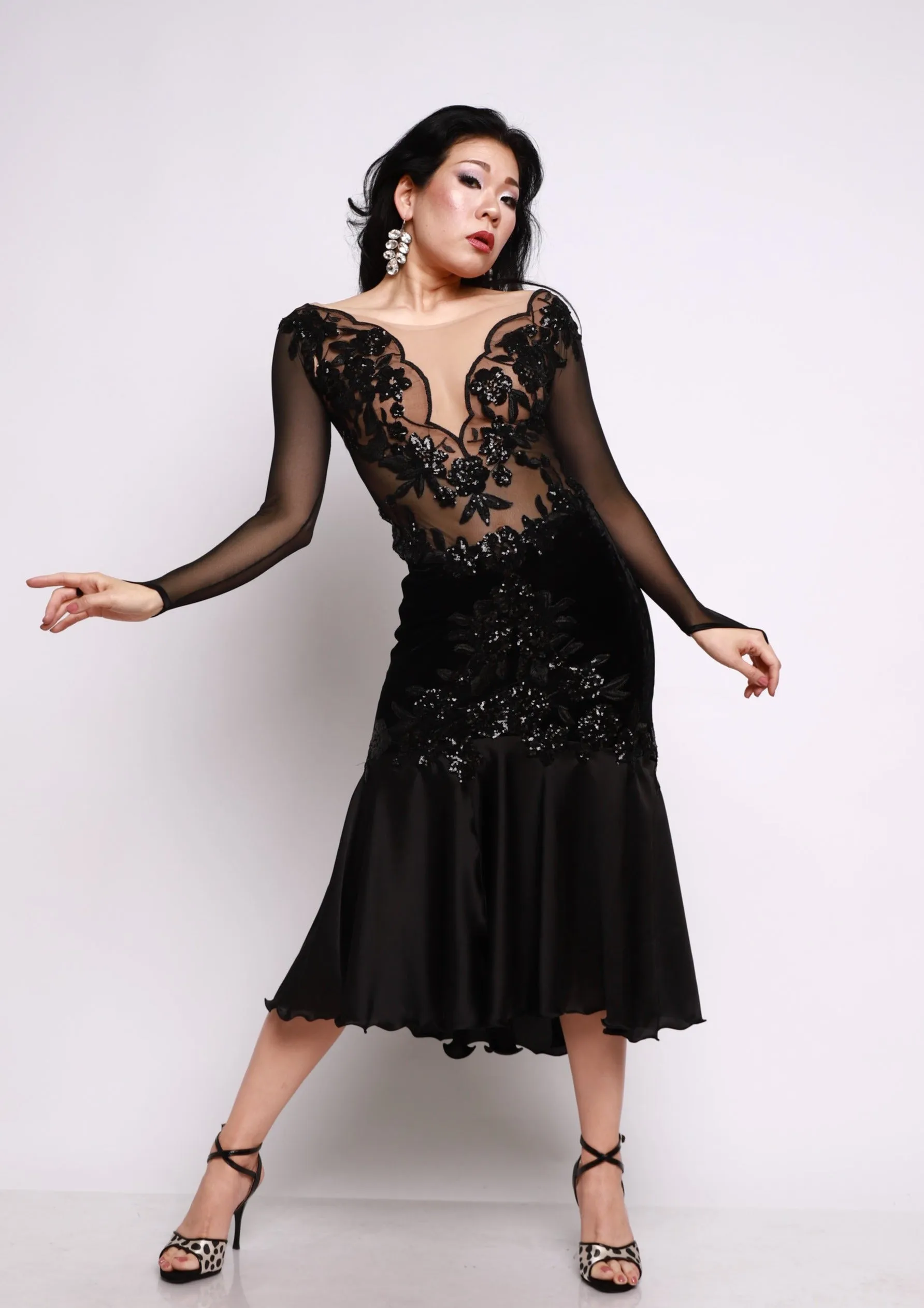 Vestido de Tango Escenario SH1346