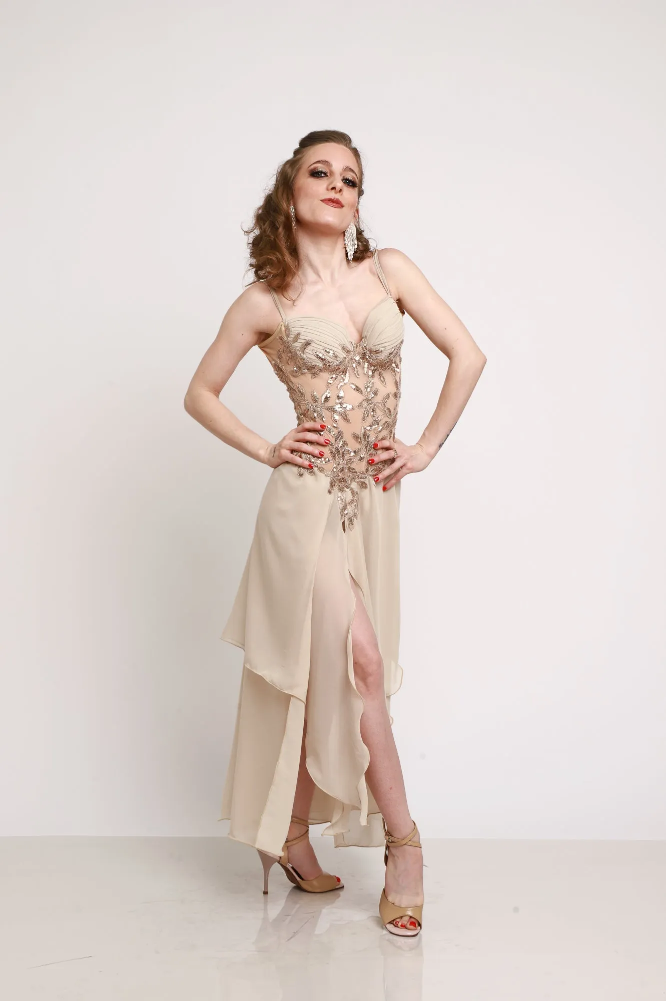Vestido Tango Escenario SH1056 Bis