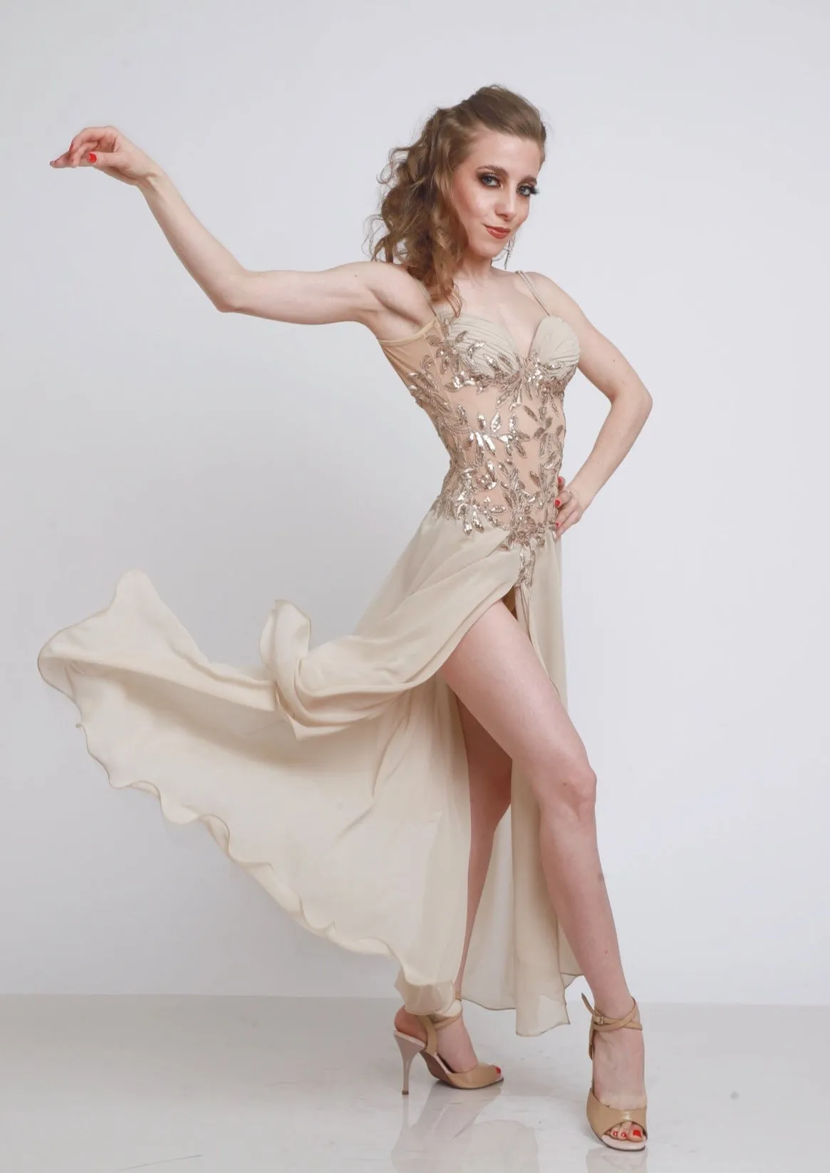 Vestido Tango Escenario SH1056 Bis