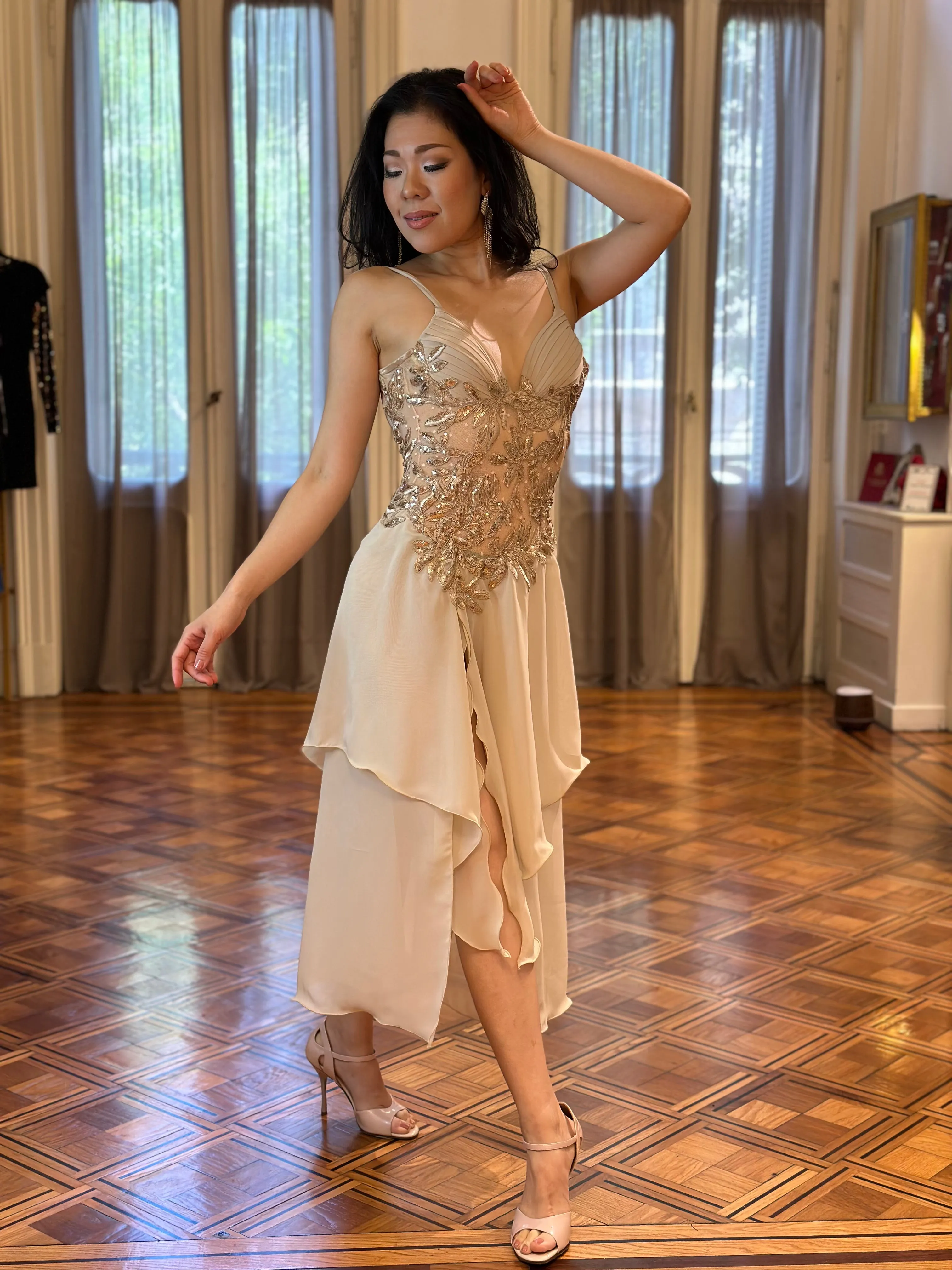Vestido Tango Escenario SH1056 Bis