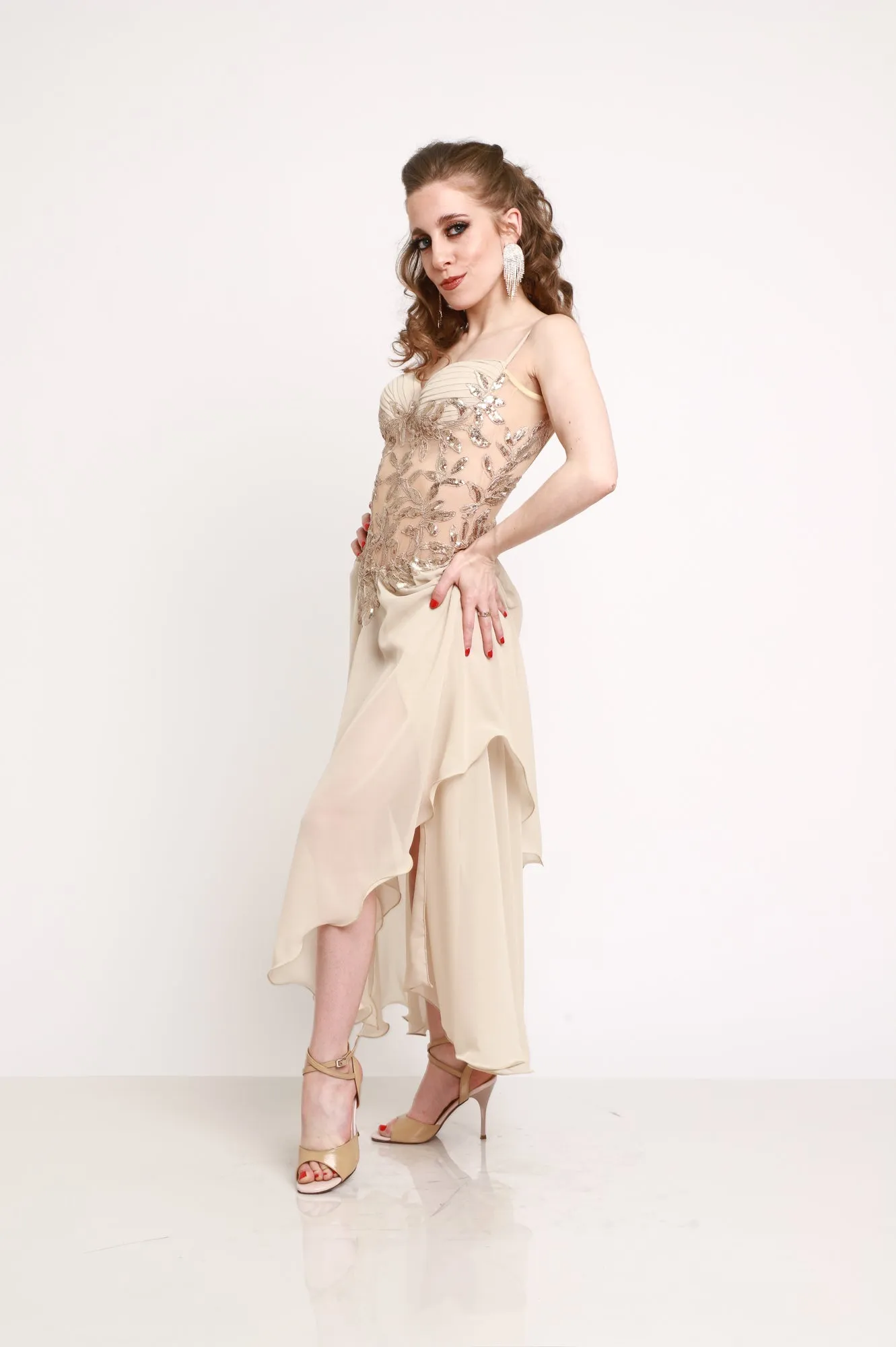 Vestido Tango Escenario SH1056 Bis