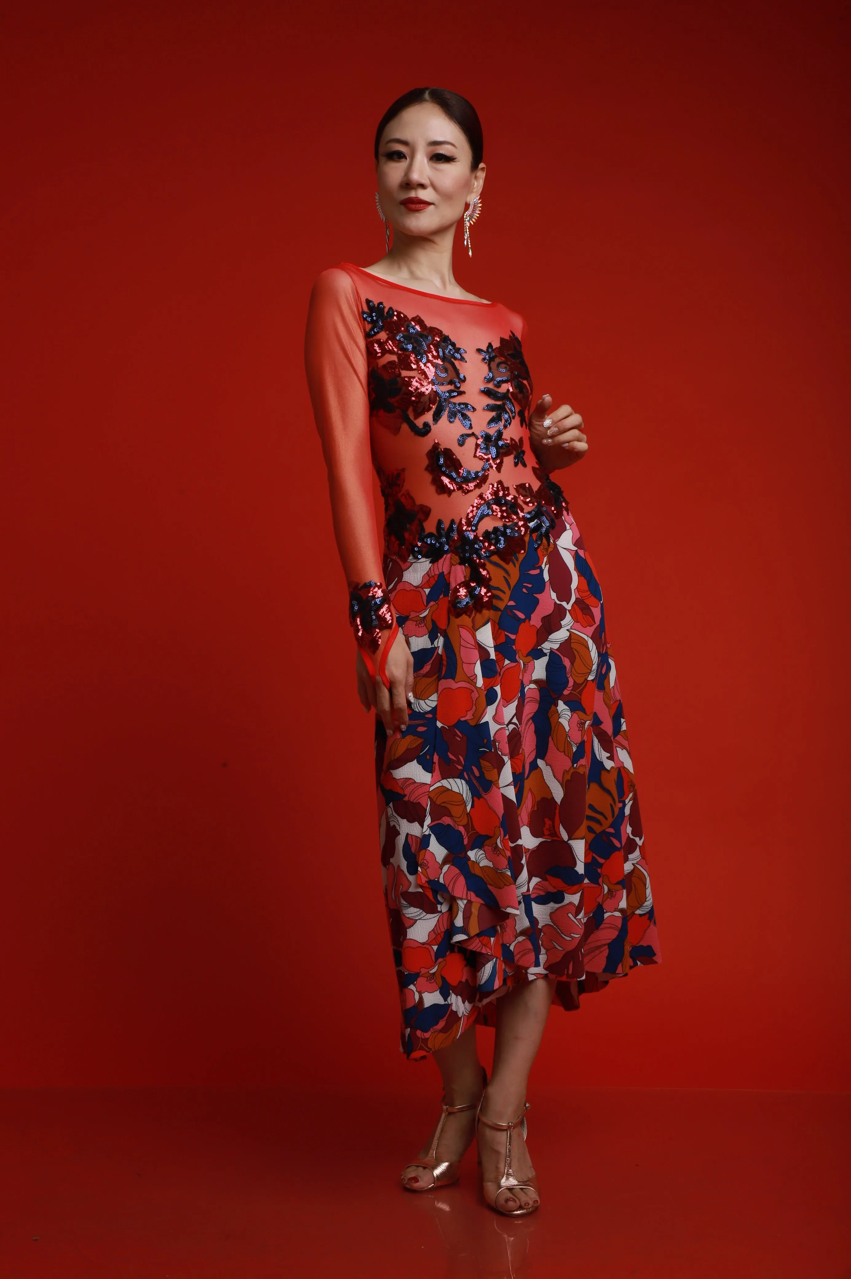 Vestido Tango Escenario SH1340
