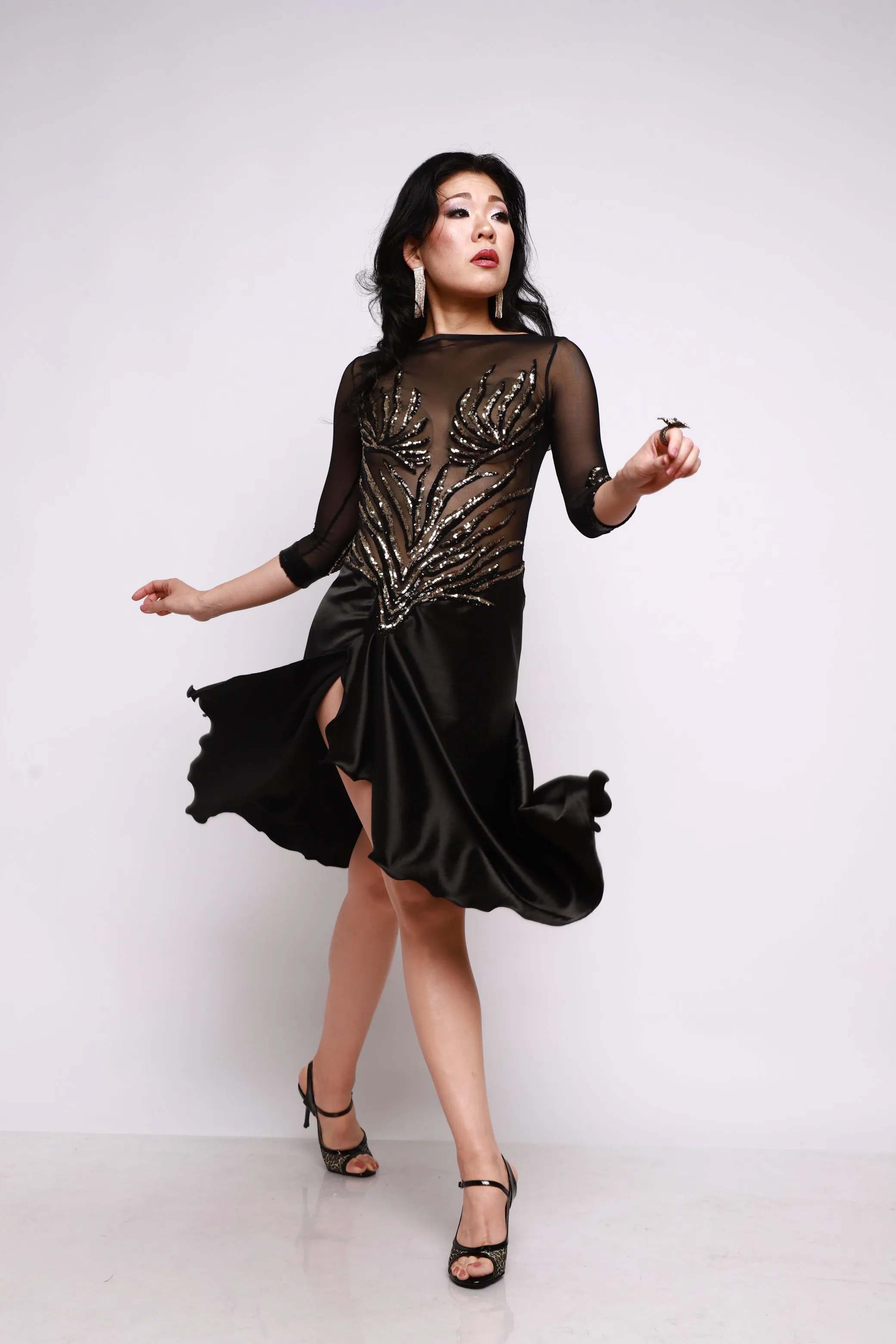 Vestido Tango Escenario SH1358