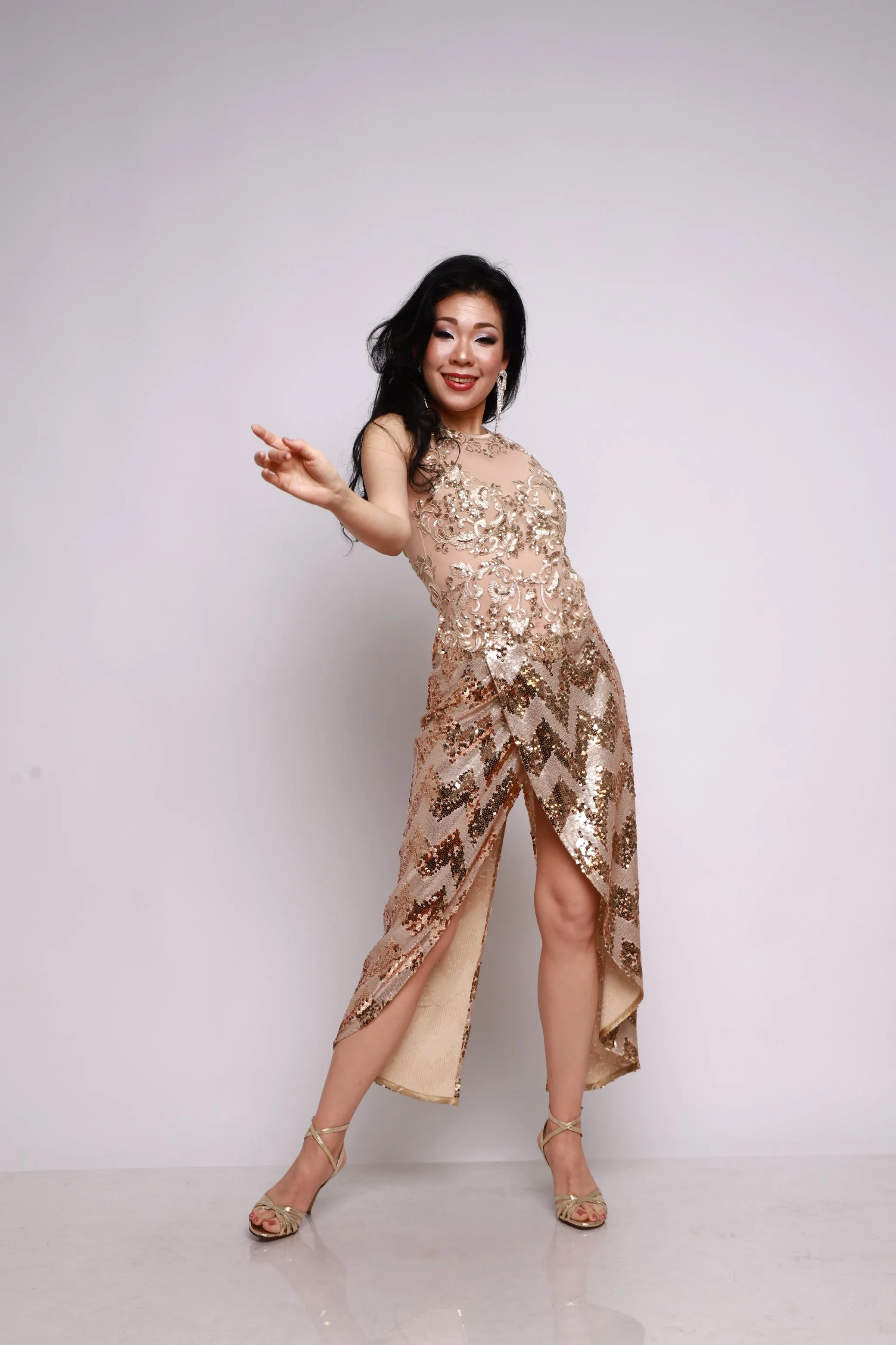 Vestido Tango Escenario SH1368