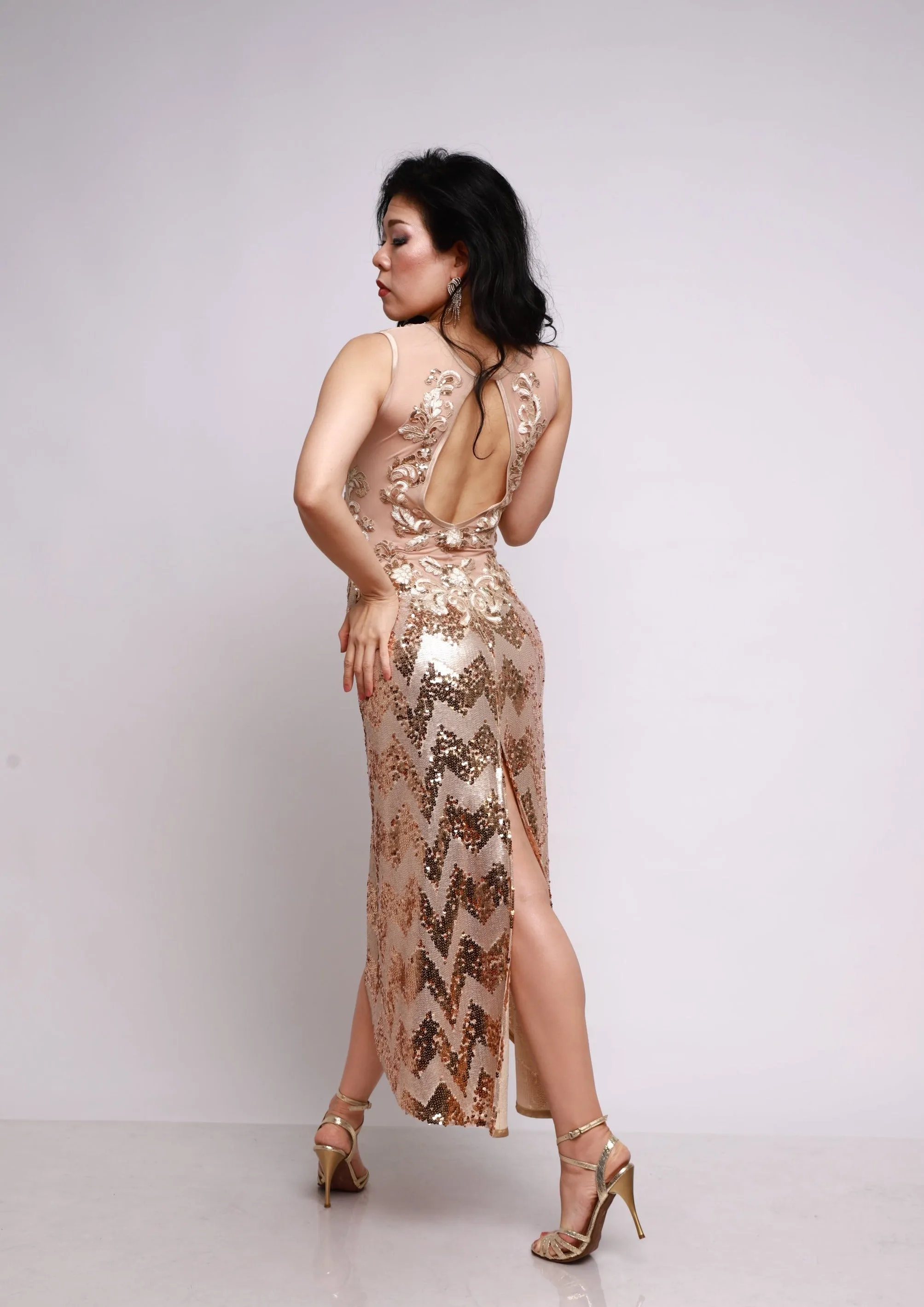 Vestido Tango Escenario SH1368