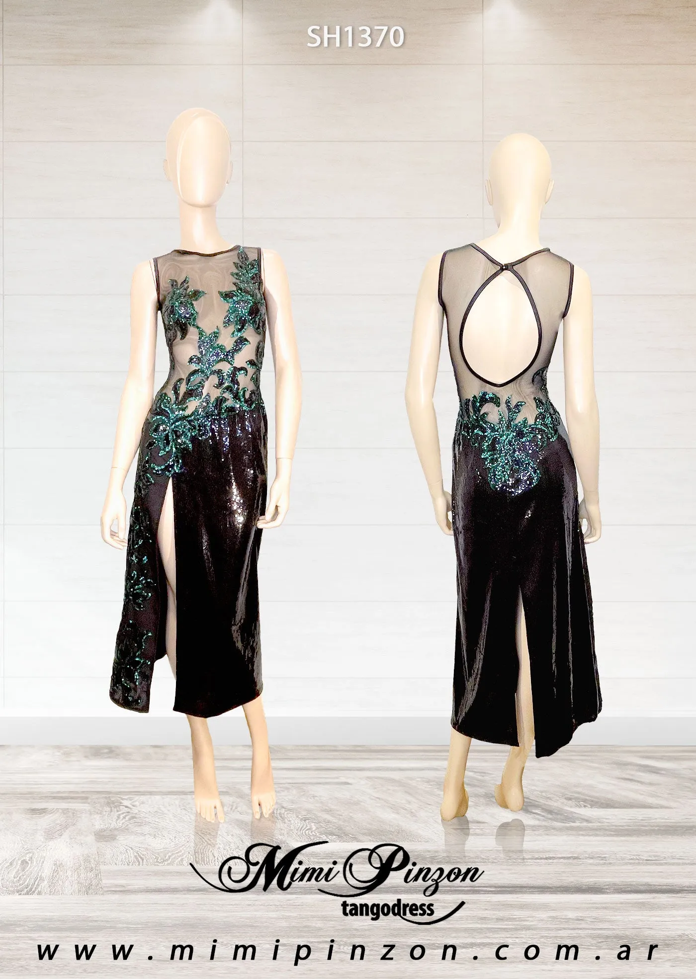 Vestido Tango Escenario SH1370
