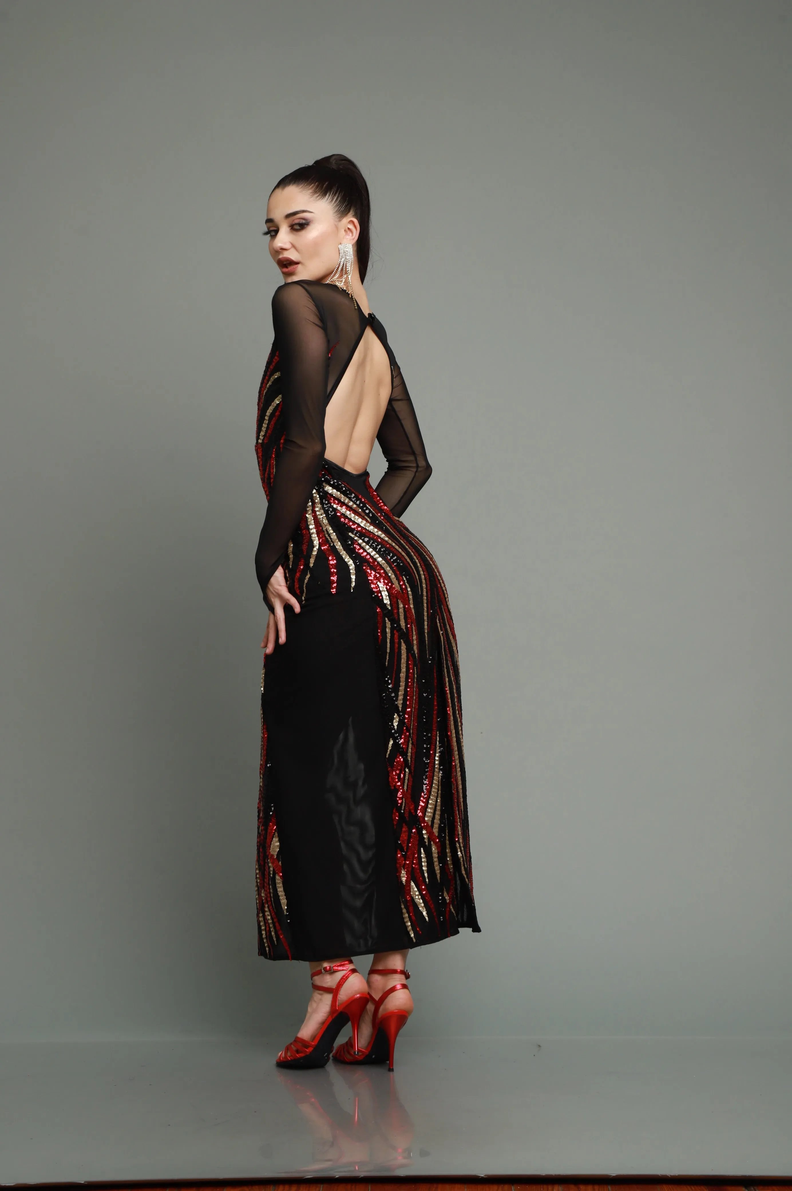 Vestido Tango Escenario SH1387