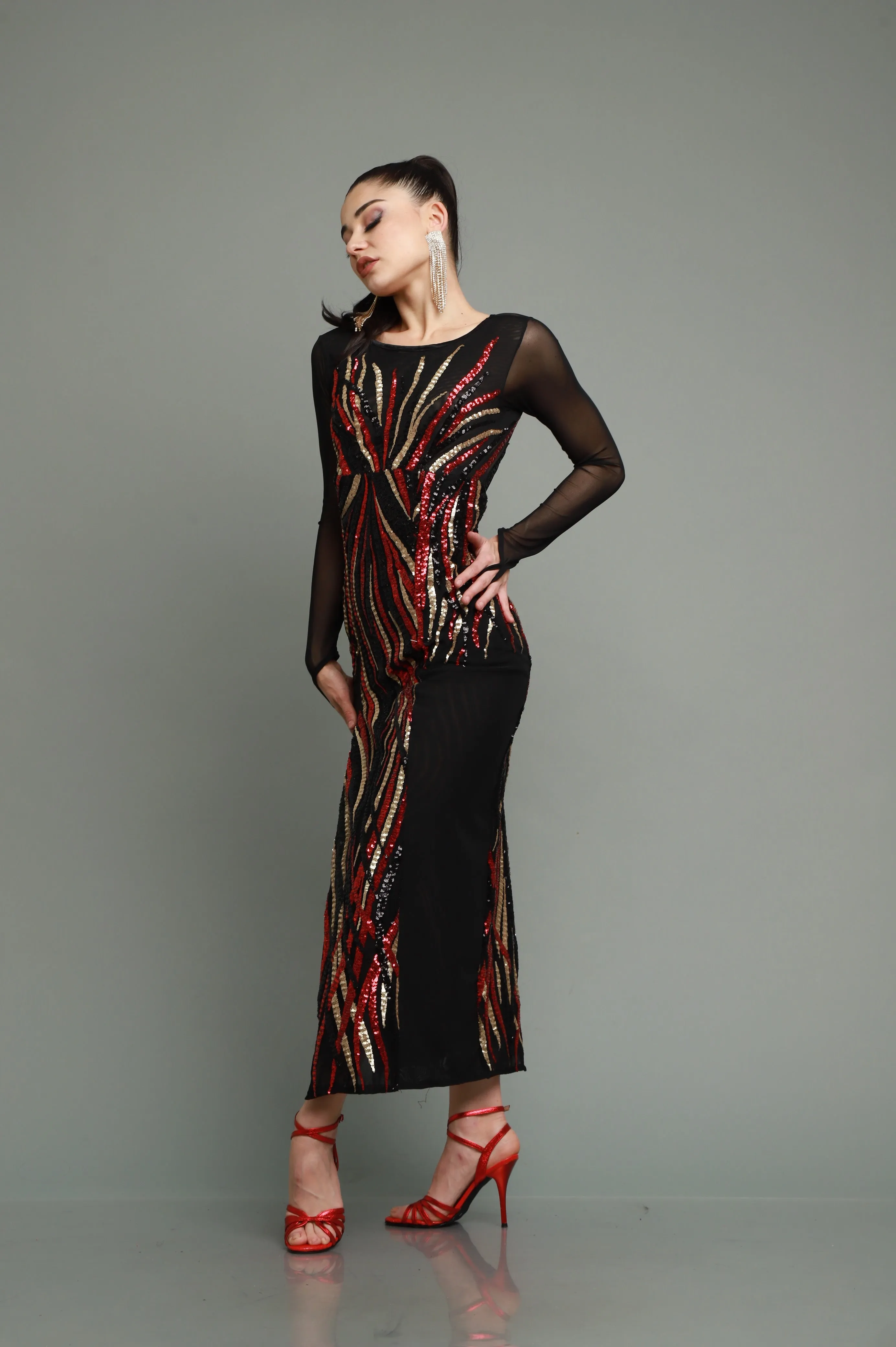 Vestido Tango Escenario SH1387