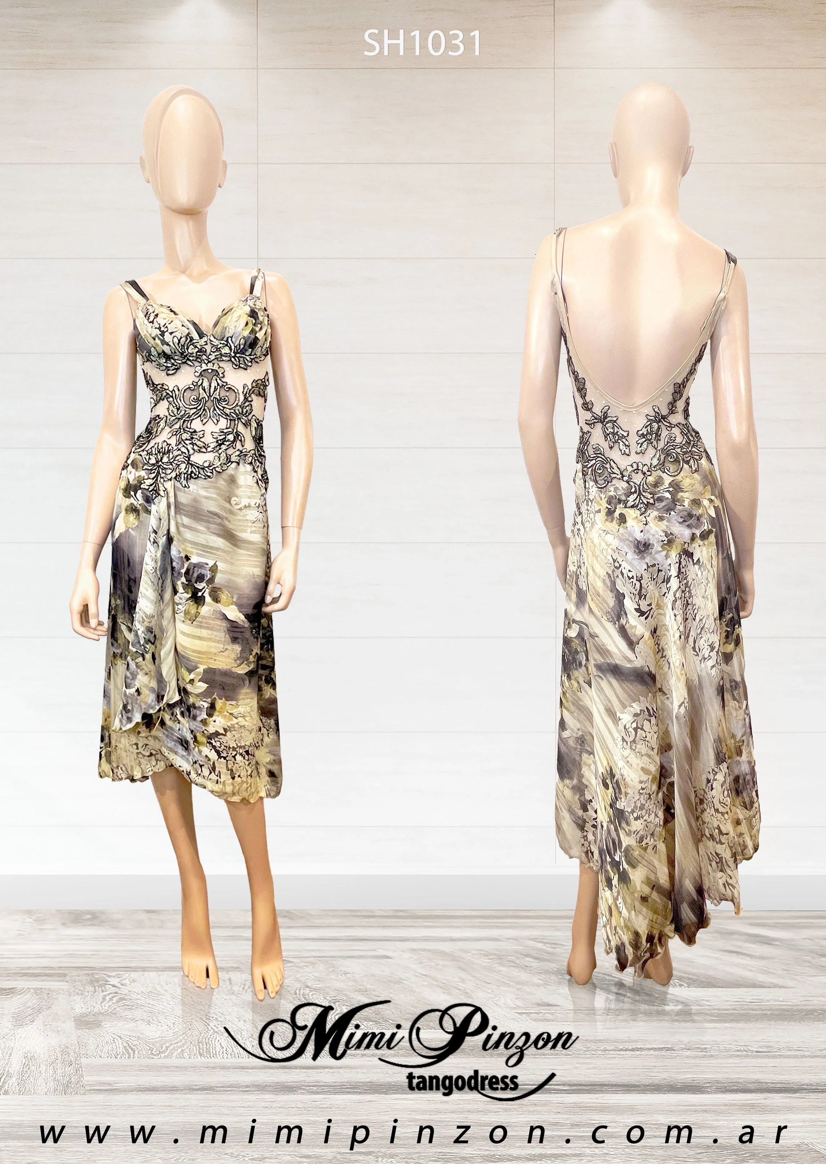Vestido Tango Escenario SH1393 B