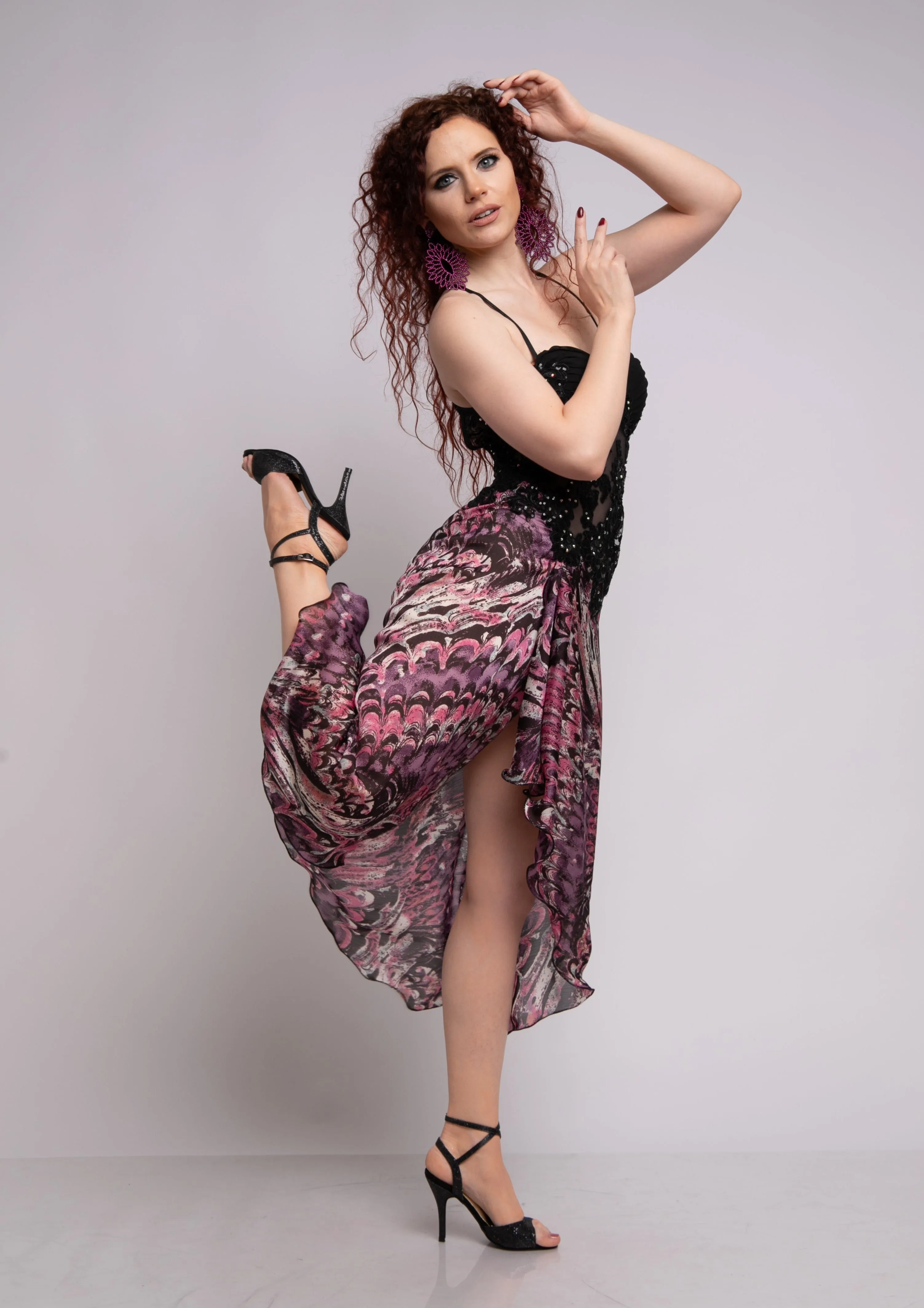 Vestido Tango Escenario SH1393 B