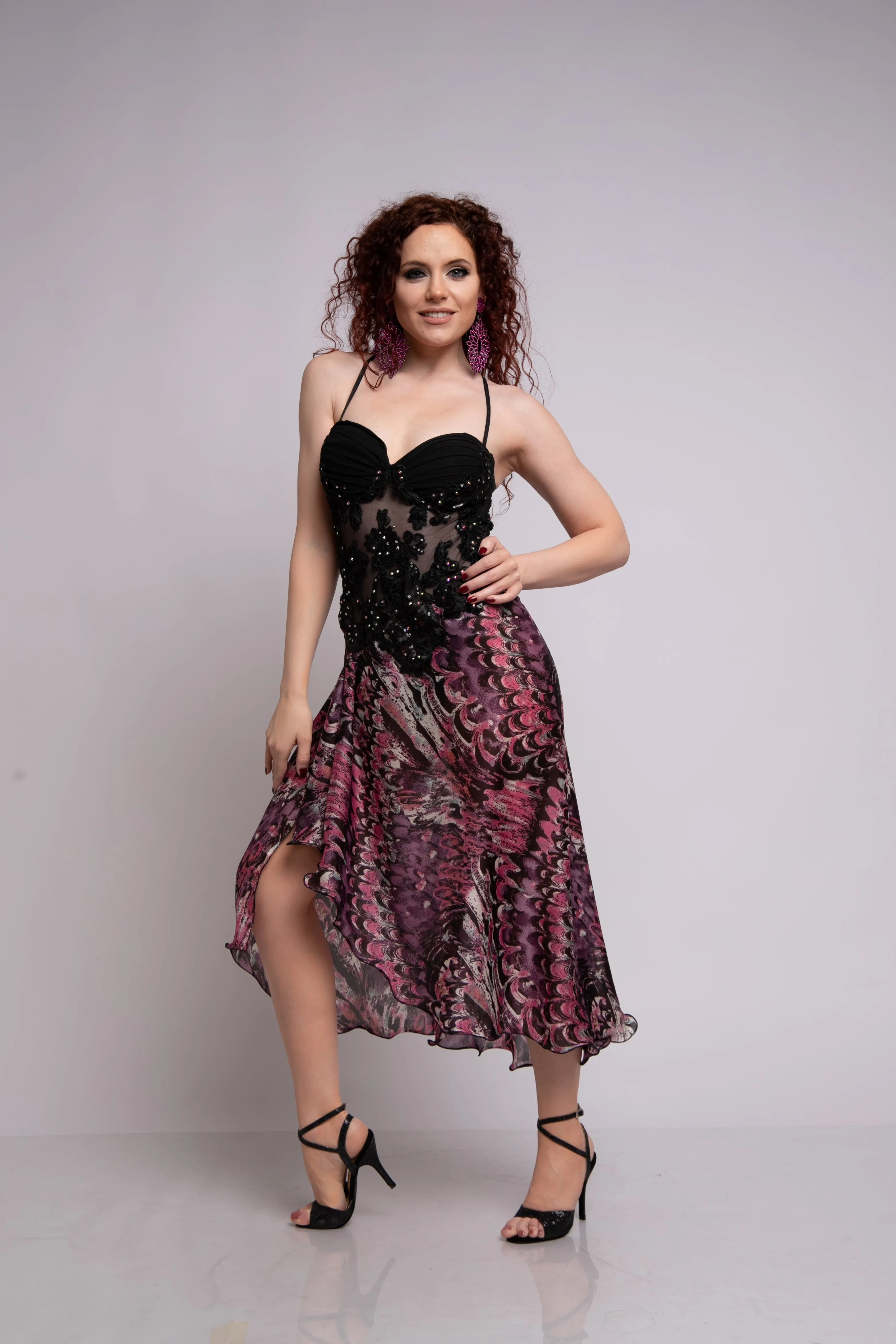 Vestido Tango Escenario SH1393 B