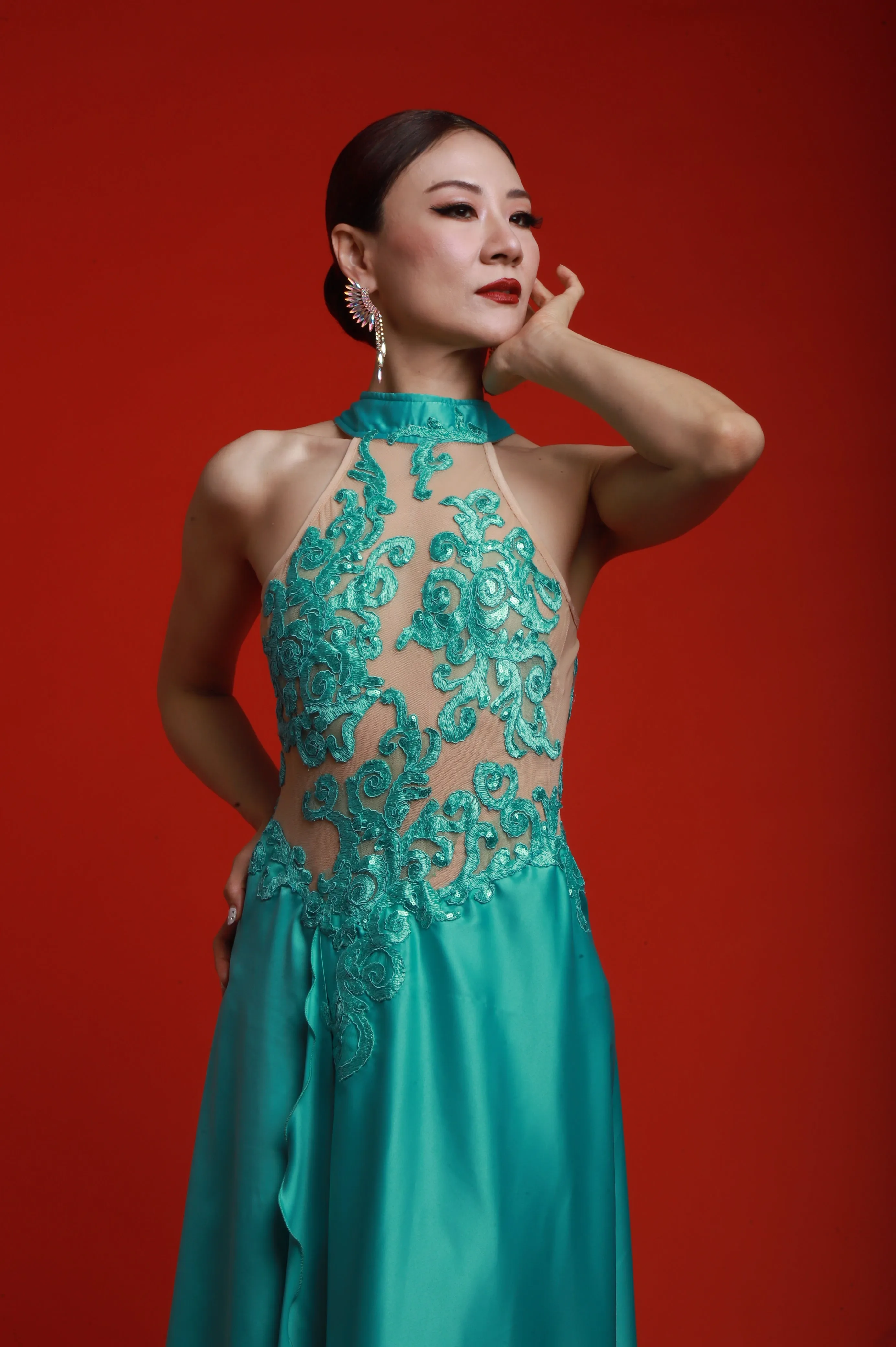 Vestido Tango Escenario SH1397