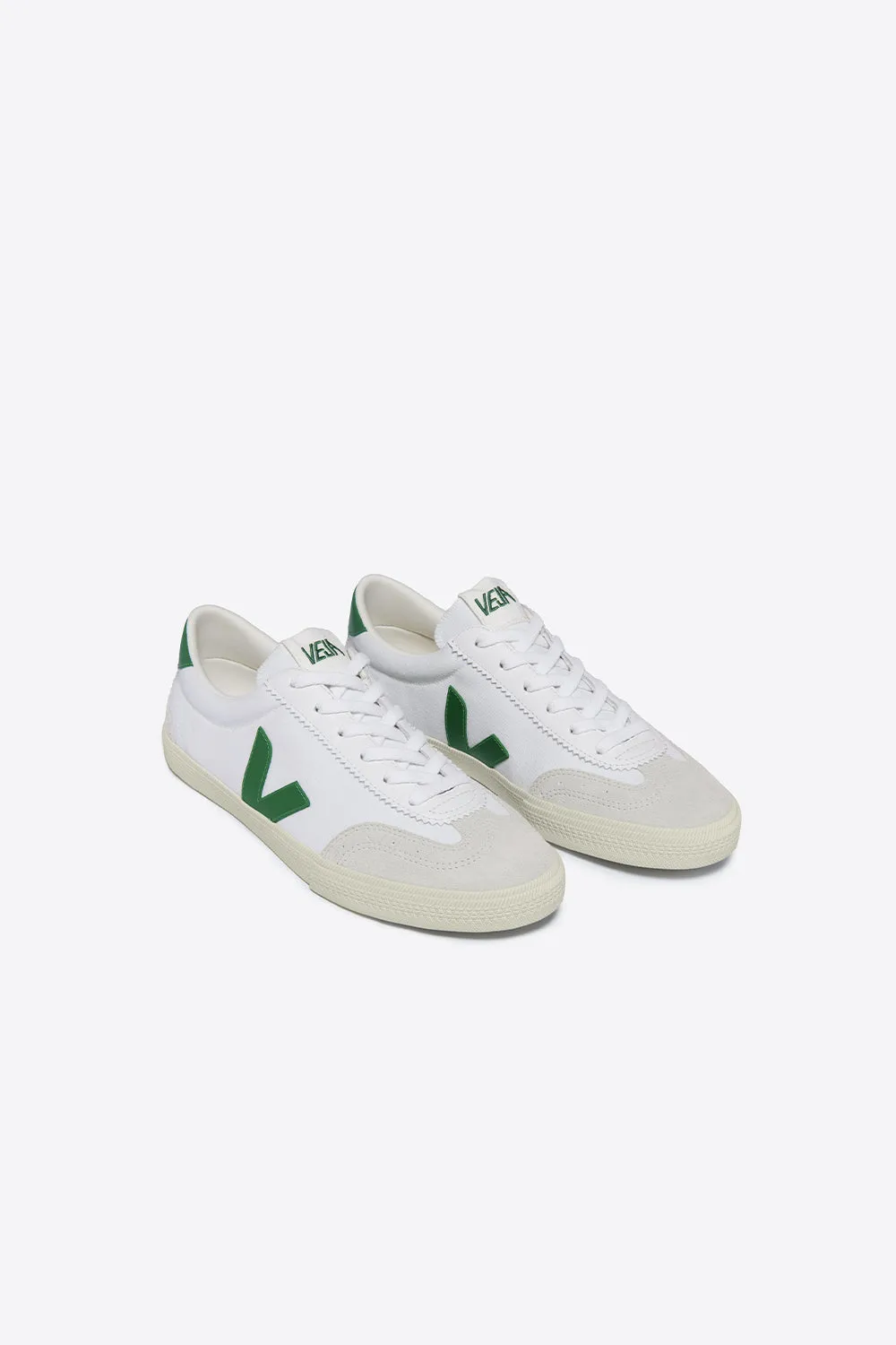 Volley White/Emeraude